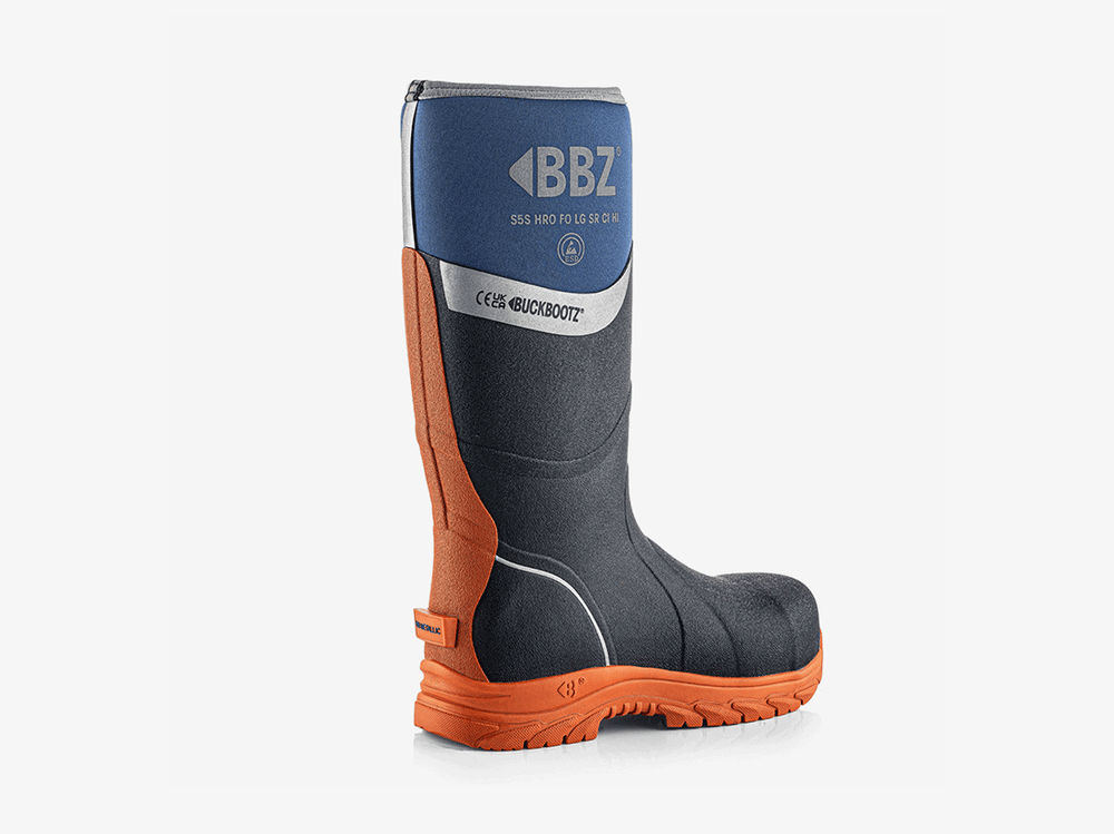 Buckbootz BBZ6000BL Neopreen Laars Blauw S5