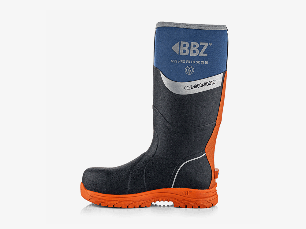 Buckbootz BBZ6000BL Neopreen Laars Blauw S5