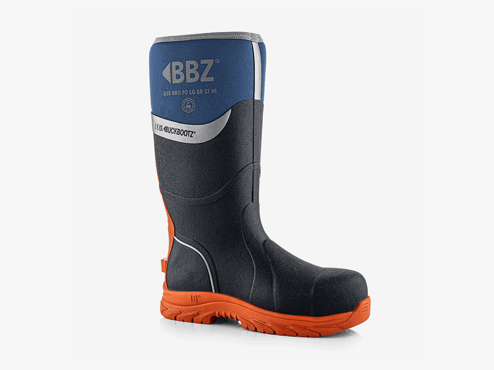 Buckbootz BBZ6000BL Neopreen Laars Blauw S5
