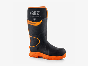 Buckbootz BBZ8000BKOR Neopreen Laars Zwart/Oranje S5