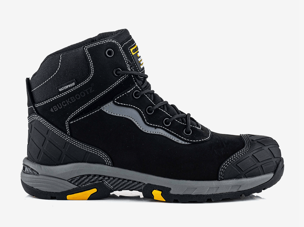 Buckbootz BLITZBK Tradez Middelhoog Zwart S3