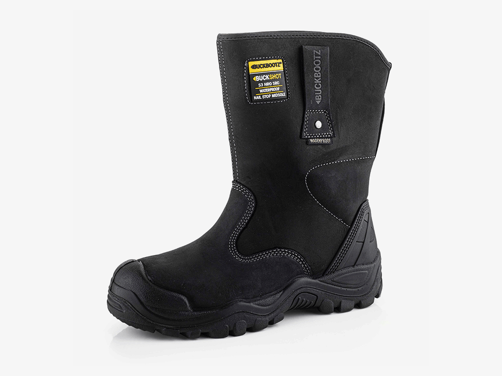 Buckbootz BSH010BK Buckshot Laars Zwart S3