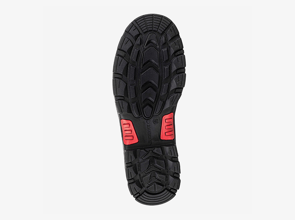 Buckbootz NKZ102BK Nubuckz Hoog Zwart Metaalvrij S3S