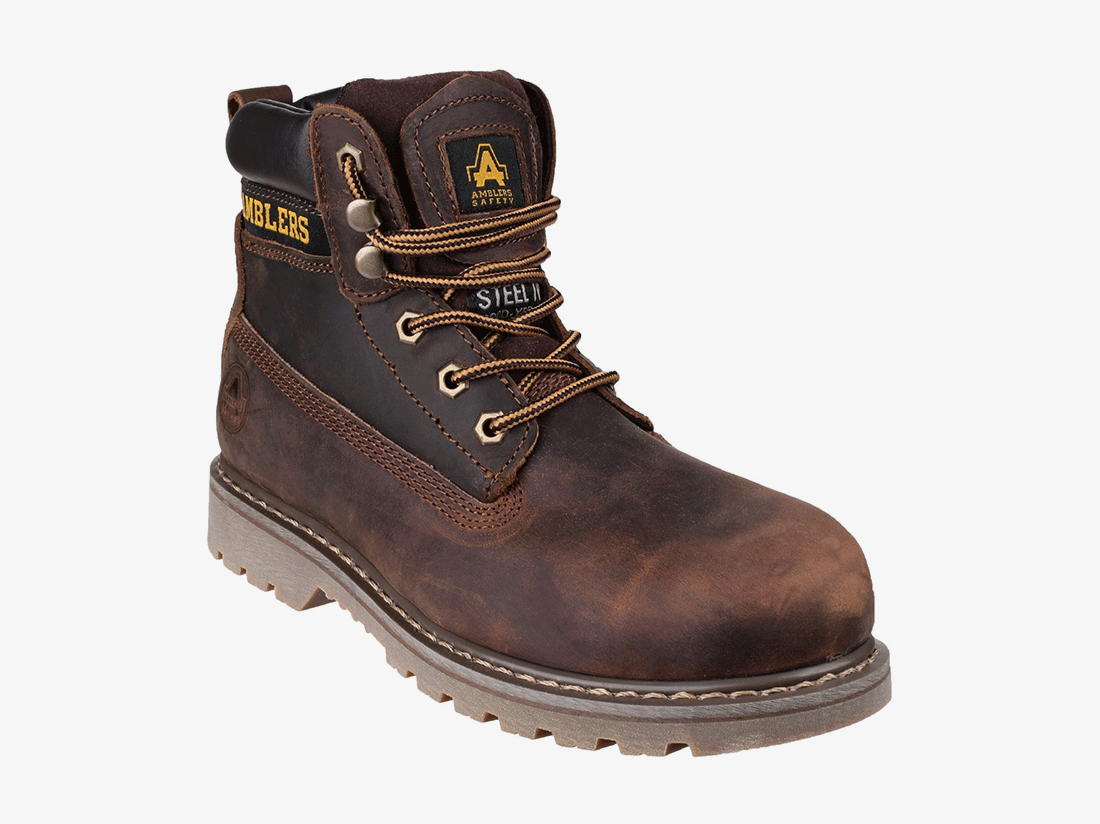 FS008 Water Resistant Hi leg Lace Up Safety Boot Black FS008 Water Resistant Hi leg Lace Up Safety Boot Black
