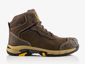 Buckbootz BLITZBR Tradez Middelhoog Bruin S3