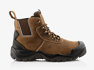 Buckbootz BHYB2BR Hybridz Veterschoen/Instapper Bruin S3