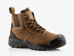 Buckbootz BHYB2BR Hybridz Veterschoen/Instapper Bruin S3