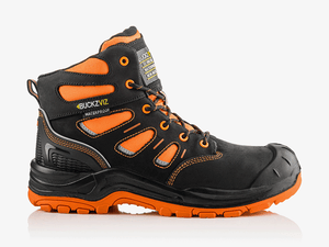 Buckbootz BVIZ2ORBK Buckz Viz Hoog Zwart/Oranje S3