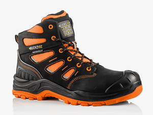 Buckbootz BVIZ2ORBK Buckz Viz Hoog Zwart/Oranje S3