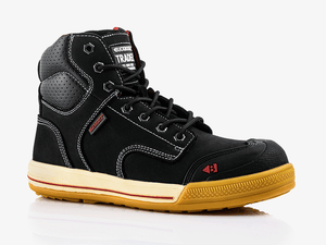 Buckbootz EAZYBK Tradez Sneaker Hoog Zwart S3