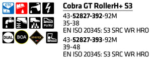 Sievi Cobra GT RollerH+ S3