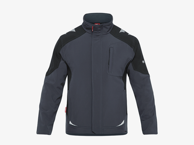 Engel Galaxy Softshell Jack 8810-229 Antraciet/Zwart