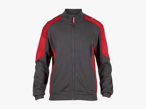 Engel Galaxy Sweat Cardigan Met Kraag 8830-233 Antraciet/Rood