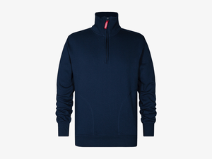 Engel Standard Sweatshirt Met Hoge Kraag 8014-136 Blue Ink
