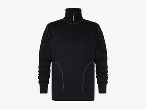 Engel Standard Sweatshirt Met Hoge Kraag 8014-136 Zwart
