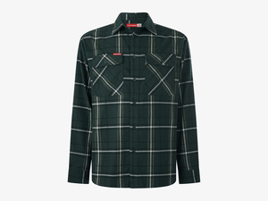 Hard Yakka Core LS Check Flannel Shirt Green