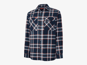 Hard Yakka Core LS Check Flannel Shirt Navy