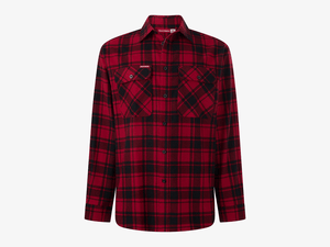 Hard Yakka Core LS Check Flannel Shirt Red