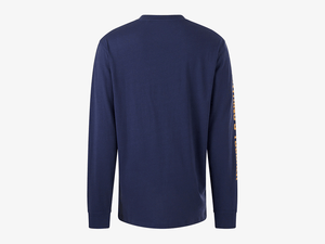 Hard Yakka Long Sleeve Heritage Icon Tee Navy