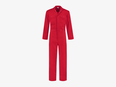 KleMa Overall 100% katoen Rood