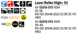 Sievi Lazer Roller High+ S3