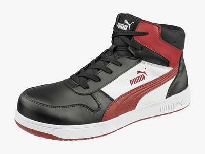 Puma 63.005.0 Frontcourt Black White Red Mid S3L