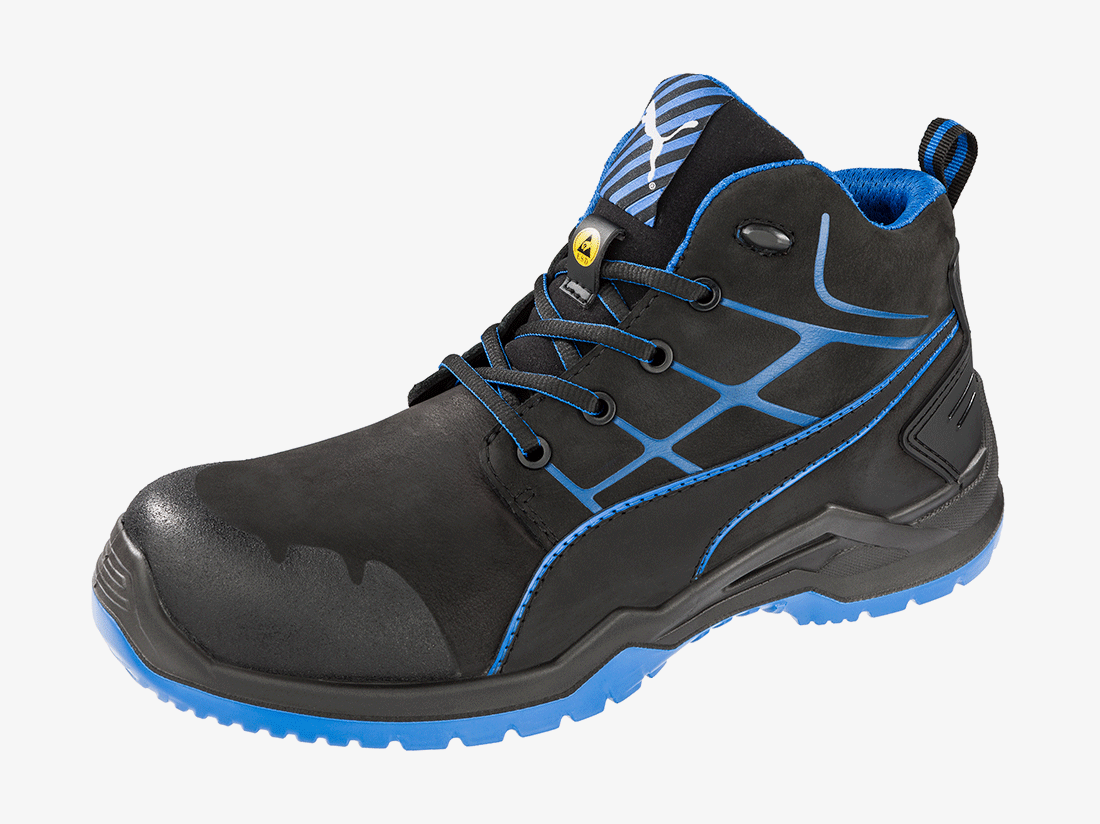 Puma 63.420.0 Krypton Blue Mid S3 werkschoen online kopen? Bestel