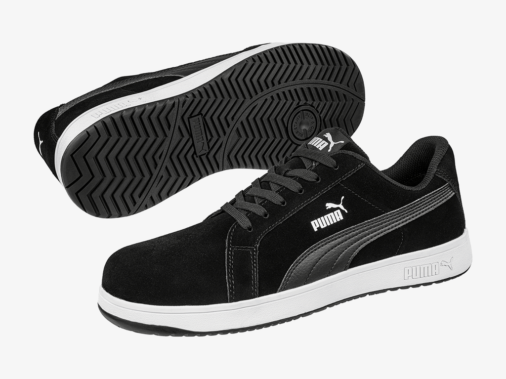Puma 64.001.0 Iconic Suede Black Low S1PL