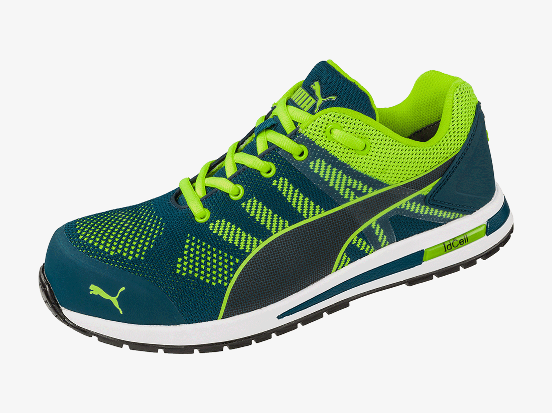 Puma 64.317.0 Elevate Knit Green Low S1P werkschoen online kopen