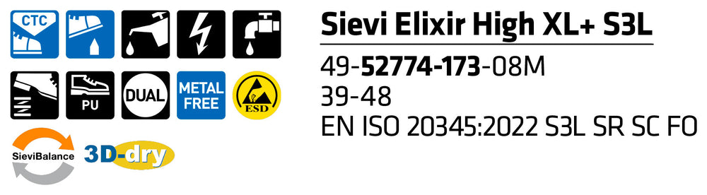 Sievi-Elixir-High-XL+-S3L-49-52774-173-08M