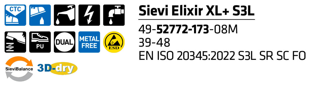 Sievi-Elixir-XL+-S3L-49-52772-173-08M