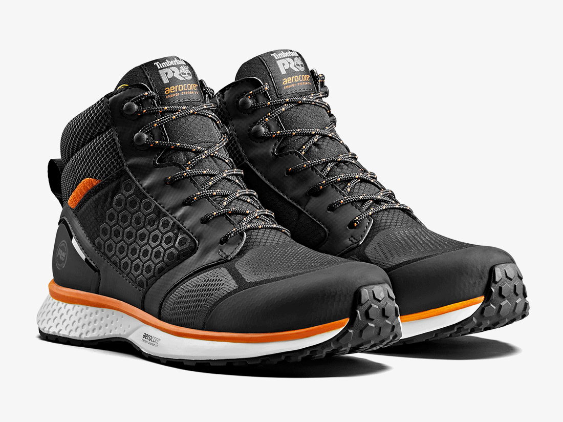 ti...ke Timberland PRO® Reaxion Mid Black-Orange S3 werkschoen online