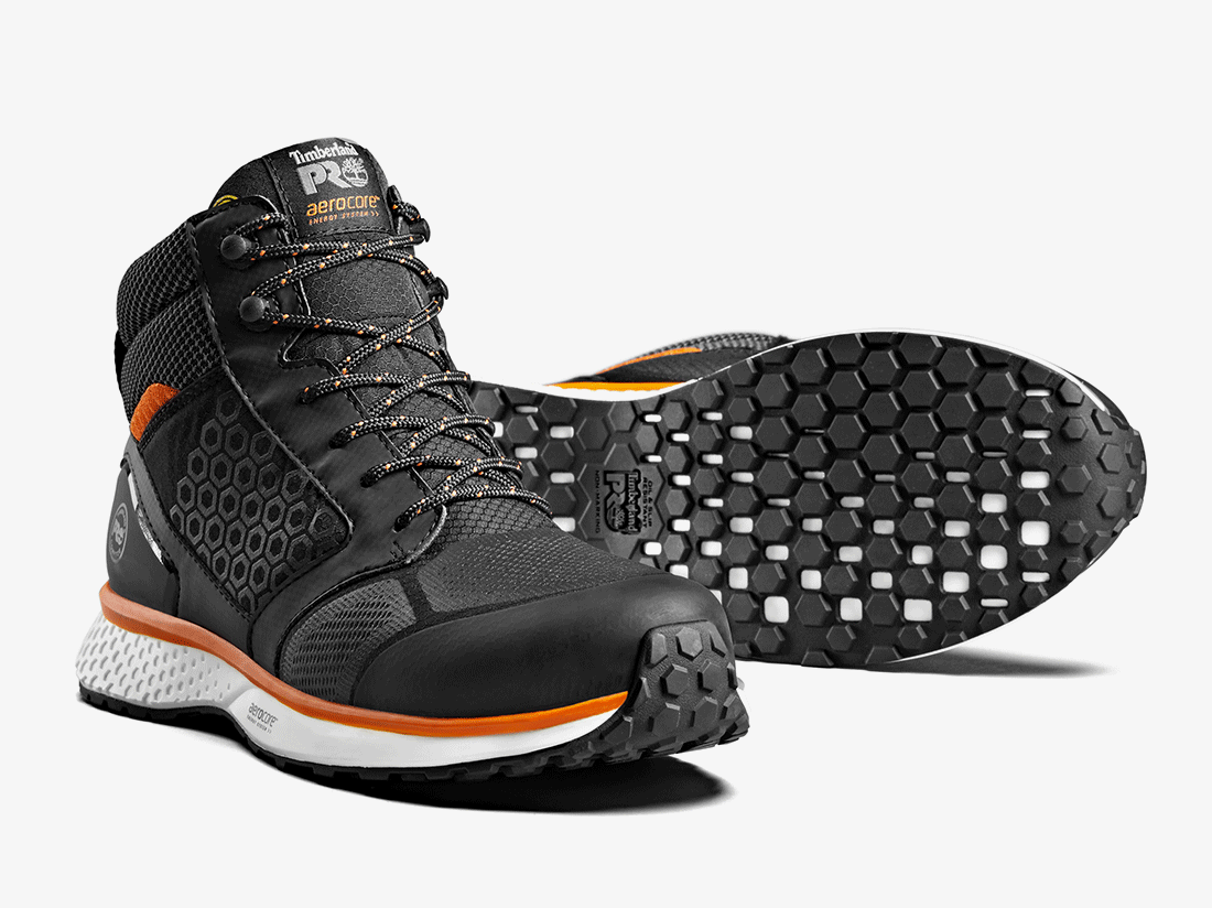 Timberland PRO® Reaxion Mid Black-Orange S3 werkschoen online